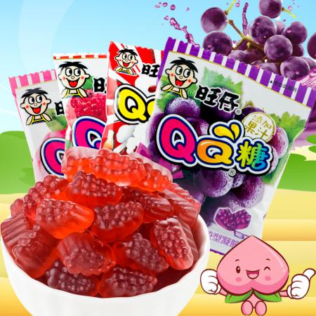 旺仔QQ糖23g 水果汁软糖橡皮糖 儿童怀旧糖果零食 旺旺食品