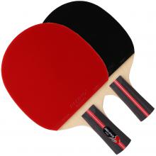得力风行F2325五星级乒乓球拍单打双面反胶长柄单拍横拍体育器材