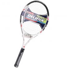 大连得力风行F2501铝合金一体网球拍单只装初学者训练用球拍