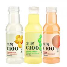 农夫山泉水溶C100柠檬味 复合果饮料 丰富美颜维生素C 445ml